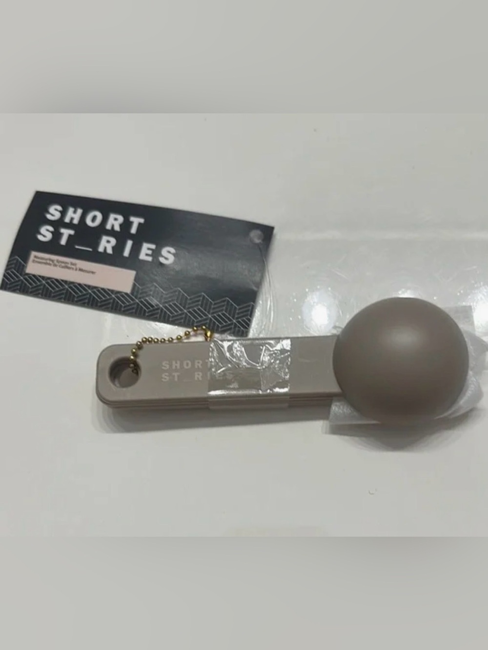 SHORT STORIES Beige Measuring Spoon Set